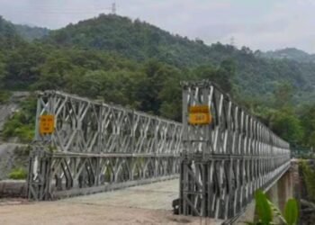 सिरवानी में बैली ब्रिज फिर खुला, भारी वाहनों का रूट बदला