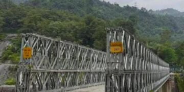 सिरवानी में बैली ब्रिज फिर खुला, भारी वाहनों का रूट बदला